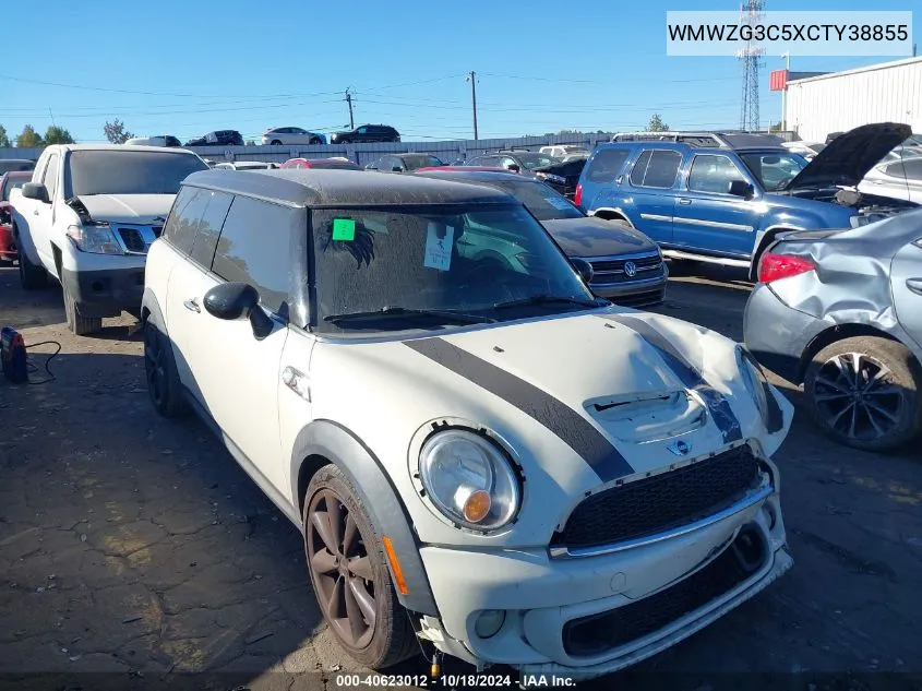 2012 Mini Cooper S Clubman VIN: WMWZG3C5XCTY38855 Lot: 40623012