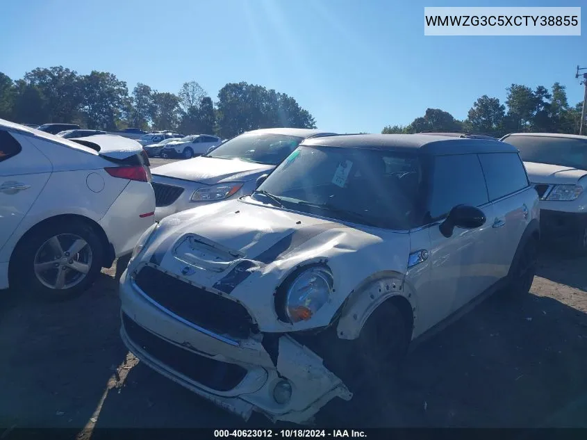 2012 Mini Cooper S Clubman VIN: WMWZG3C5XCTY38855 Lot: 40623012