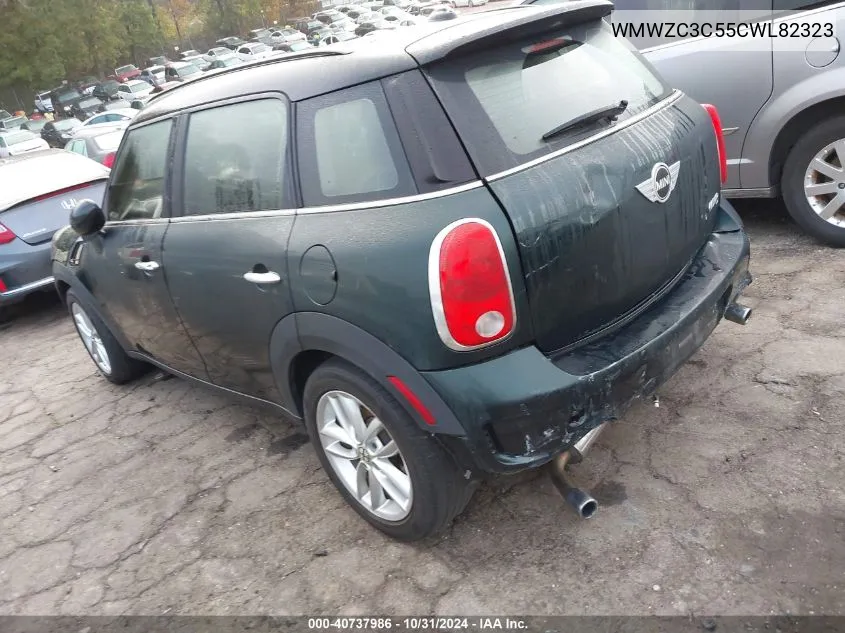 2012 Mini Cooper S Countryman VIN: WMWZC3C55CWL82323 Lot: 40737986