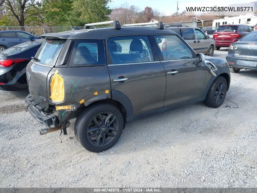 2012 Mini Cooper Countryman S VIN: WMWZC3C53CWL85771 Lot: 40745975