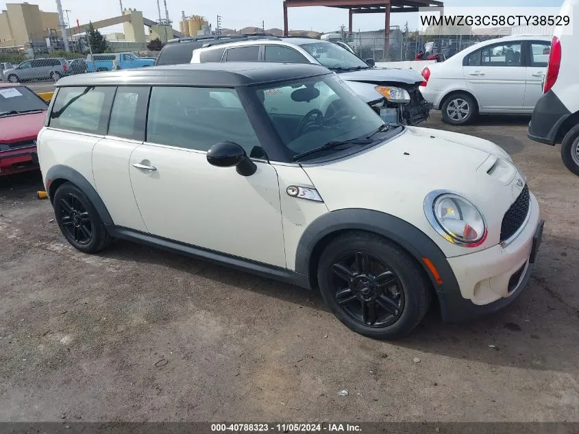 2012 Mini Cooper S Clubman VIN: WMWZG3C58CTY38529 Lot: 40788323