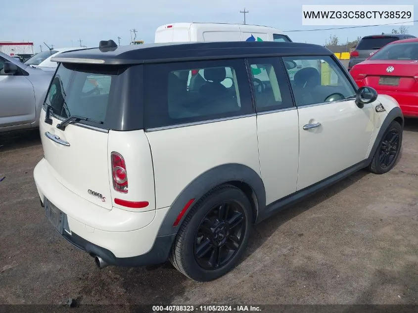 2012 Mini Cooper S Clubman VIN: WMWZG3C58CTY38529 Lot: 40788323