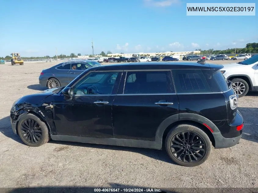 2016 Mini Clubman Cooper VIN: WMWLN5C5XG2E30197 Lot: 40676547