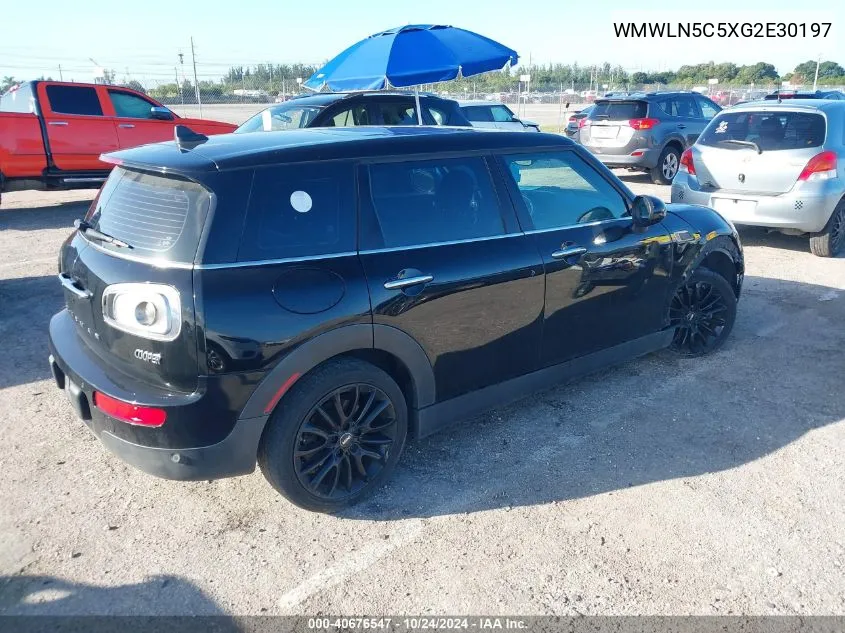 2016 Mini Clubman Cooper VIN: WMWLN5C5XG2E30197 Lot: 40676547