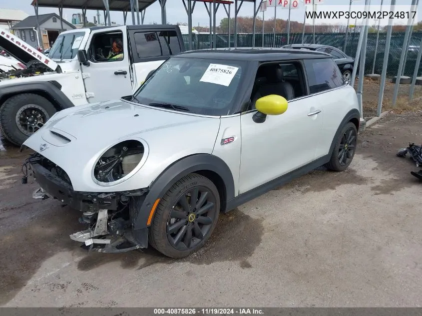 2021 Mini Se Hardtop Cooper VIN: WMWXP3C09M2P24817 Lot: 40875826