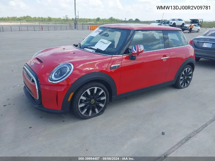 2024 Mini Se Hardtop Cooper VIN: WMW13DJ00R2V09781 Lot: 39994457