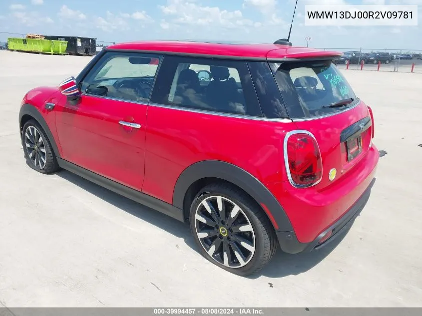 2024 Mini Se Hardtop Cooper VIN: WMW13DJ00R2V09781 Lot: 39994457