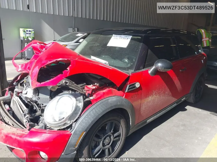 WMWZF3C53DT489526 2013 Mini Clubman Cooper