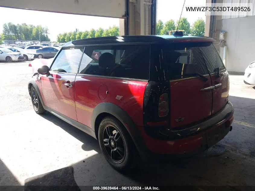 2013 Mini Clubman Cooper VIN: WMWZF3C53DT489526 Lot: 39639464