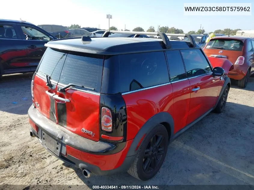 WMWZG3C58DT575962 2013 Mini Clubman Cooper S