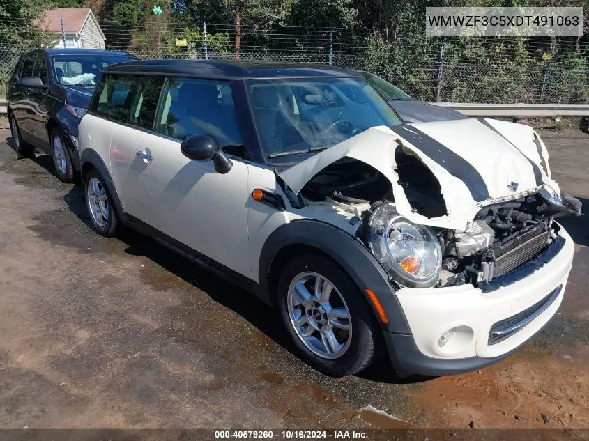 2013 Mini Clubman Cooper VIN: WMWZF3C5XDT491063 Lot: 40579260