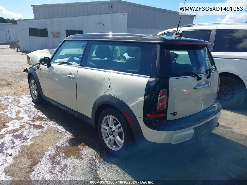 2013 Mini Clubman Cooper VIN: WMWZF3C5XDT491063 Lot: 40579260