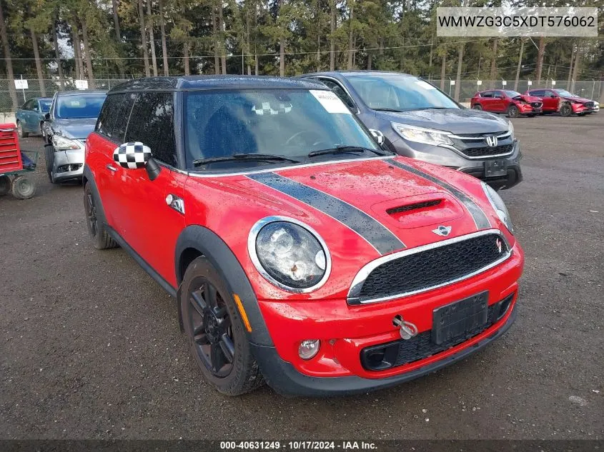 2013 Mini Clubman Cooper S VIN: WMWZG3C5XDT576062 Lot: 40631249