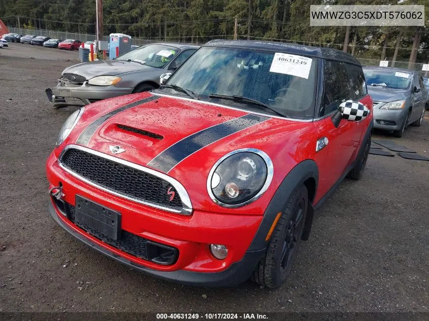 2013 Mini Clubman Cooper S VIN: WMWZG3C5XDT576062 Lot: 40631249