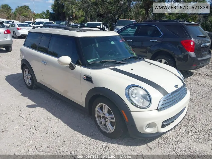 2013 Mini Clubman Cooper VIN: WMWZF3C57DT571338 Lot: 40657539