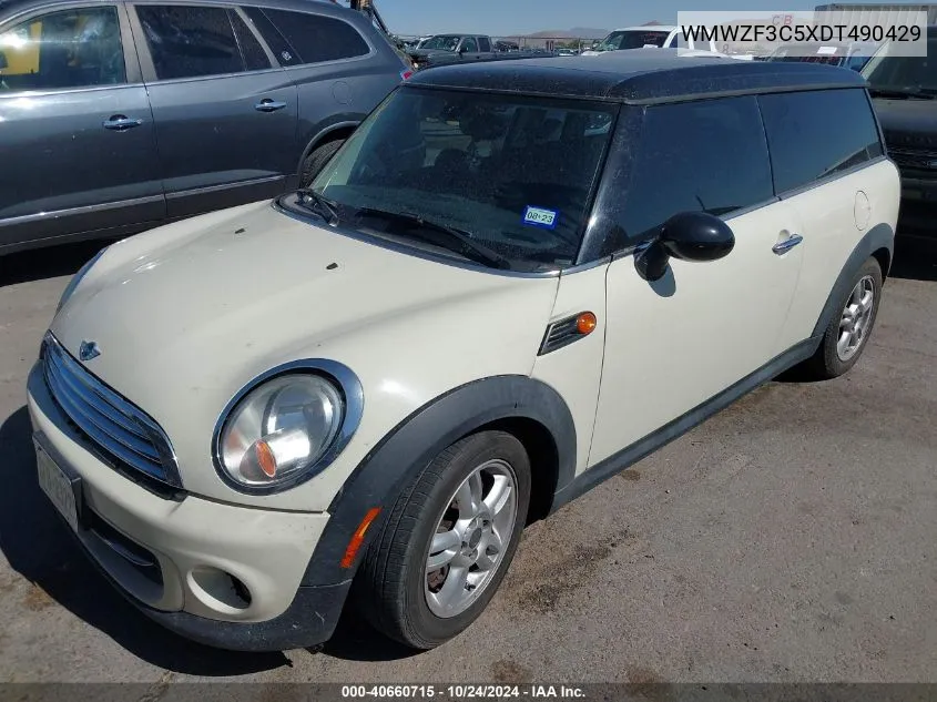 2013 Mini Clubman Cooper VIN: WMWZF3C5XDT490429 Lot: 40660715