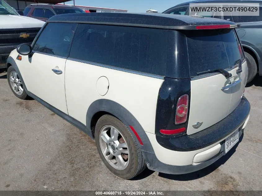 2013 Mini Clubman Cooper VIN: WMWZF3C5XDT490429 Lot: 40660715