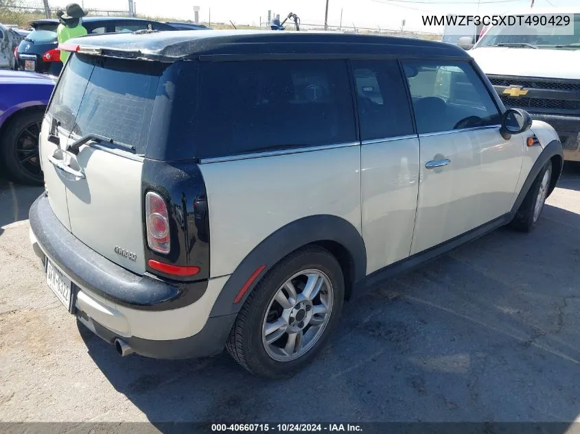 2013 Mini Clubman Cooper VIN: WMWZF3C5XDT490429 Lot: 40660715