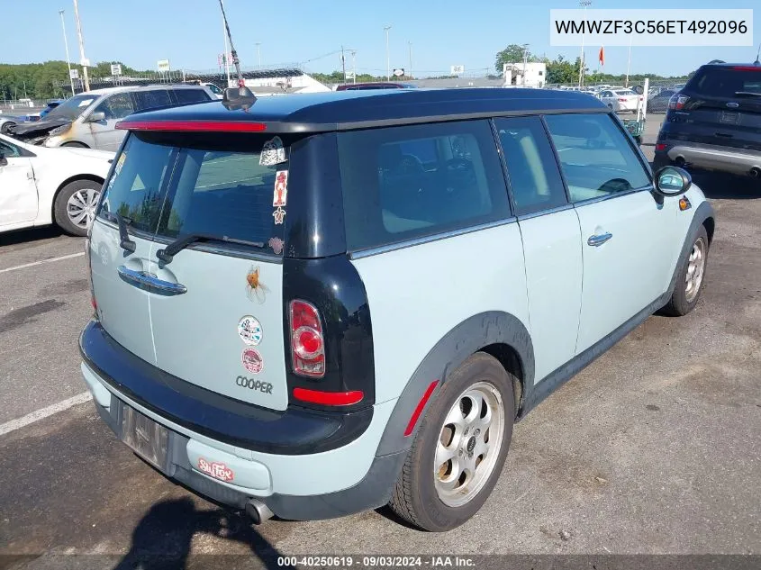 WMWZF3C56ET492096 2014 Mini Clubman Cooper