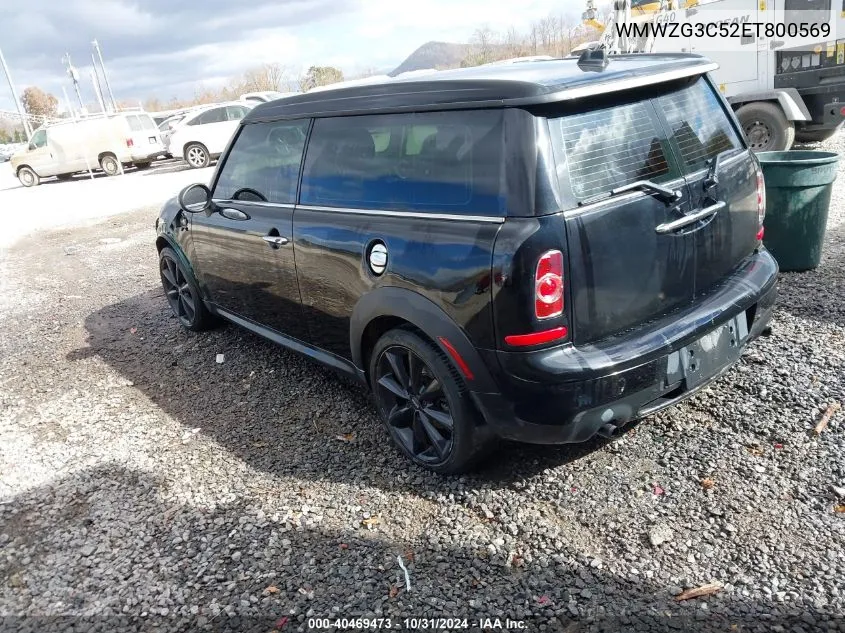 2014 Mini Clubman Cooper S VIN: WMWZG3C52ET800569 Lot: 40469473