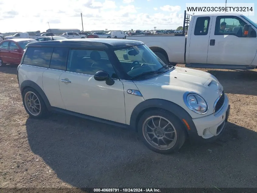 2014 Mini Clubman Cooper S VIN: WMWZG3C59ETY33214 Lot: 40689791