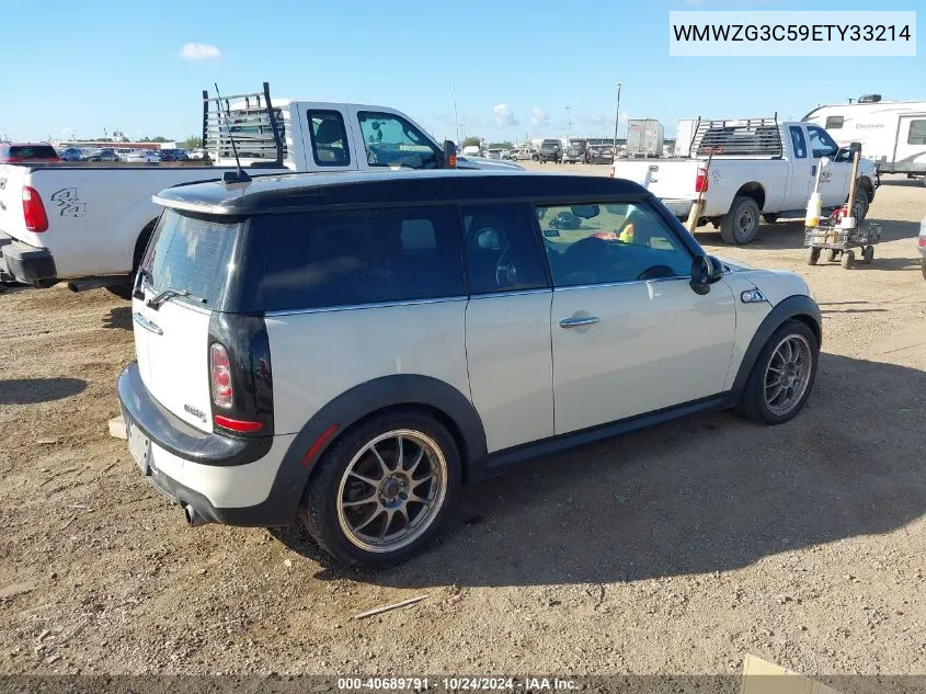 2014 Mini Clubman Cooper S VIN: WMWZG3C59ETY33214 Lot: 40689791