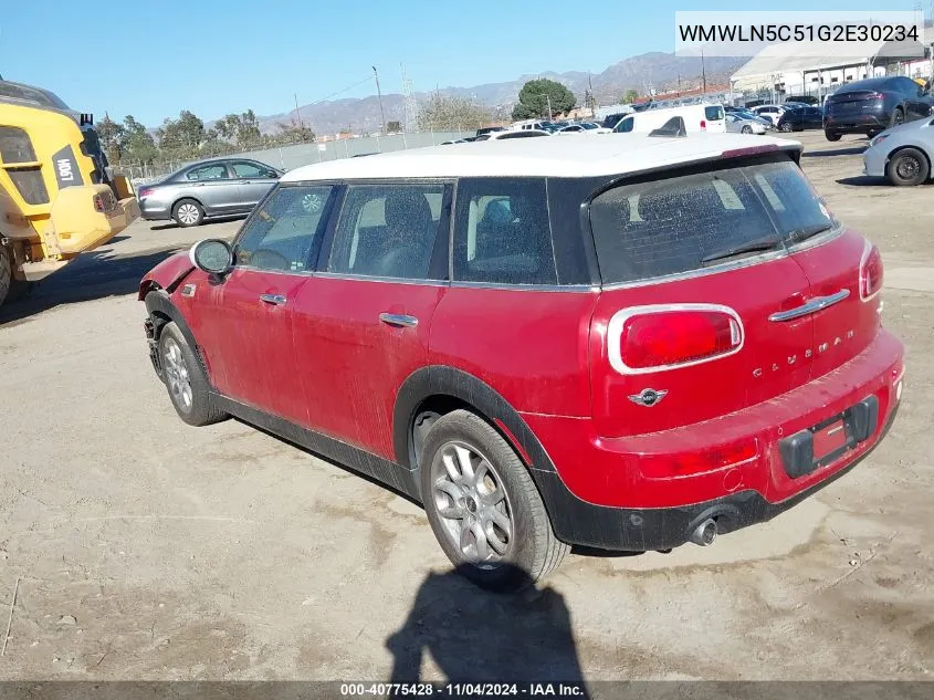 2016 Mini Clubman Cooper VIN: WMWLN5C51G2E30234 Lot: 40775428