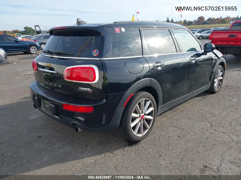 2016 Mini Clubman Cooper S VIN: WMWLN9C57G2E15955 Lot: 40825897