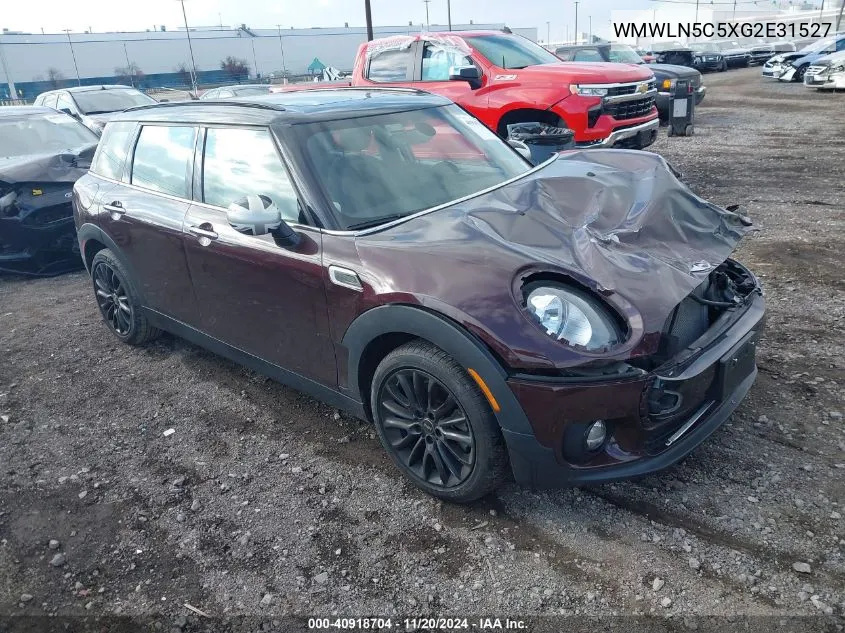 2016 Mini Clubman Cooper VIN: WMWLN5C5XG2E31527 Lot: 40918704