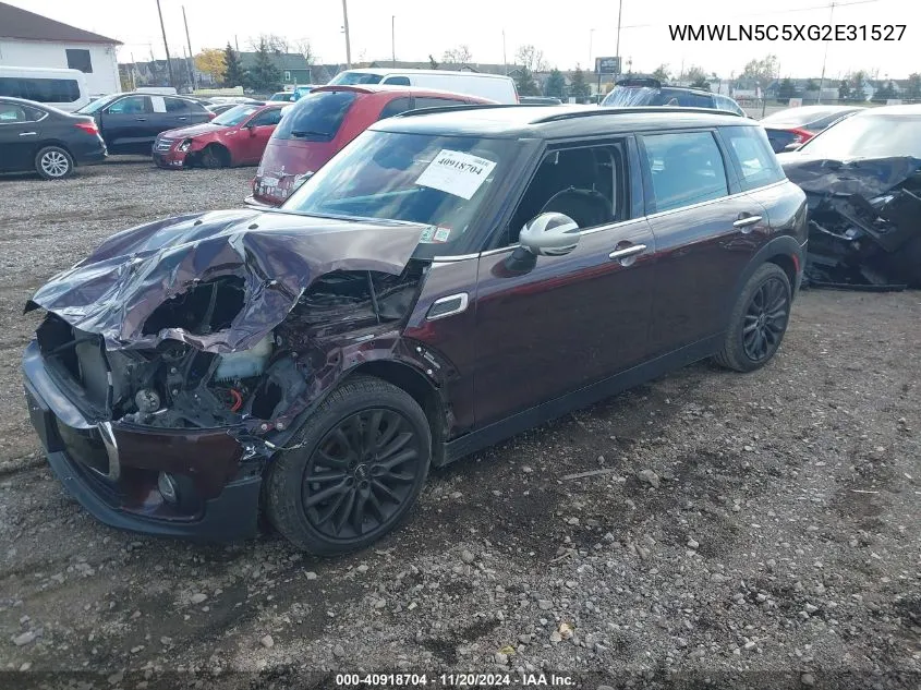 2016 Mini Clubman Cooper VIN: WMWLN5C5XG2E31527 Lot: 40918704