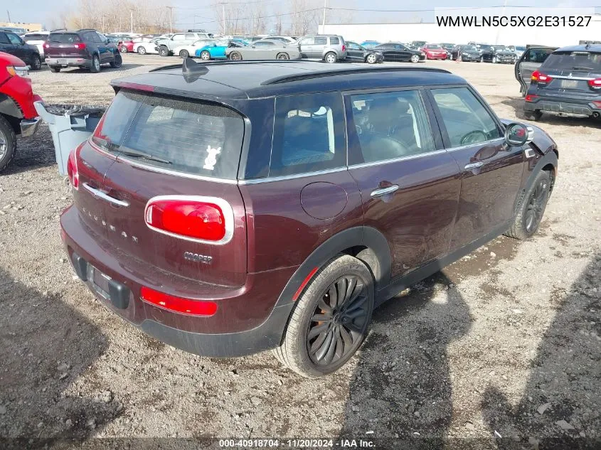 2016 Mini Clubman Cooper VIN: WMWLN5C5XG2E31527 Lot: 40918704