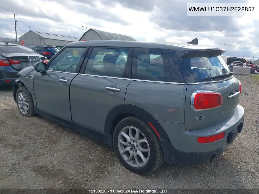 2017 Mini Cooper Clubman VIN: WMWLU1C37H2F28857 Lot: 12150220