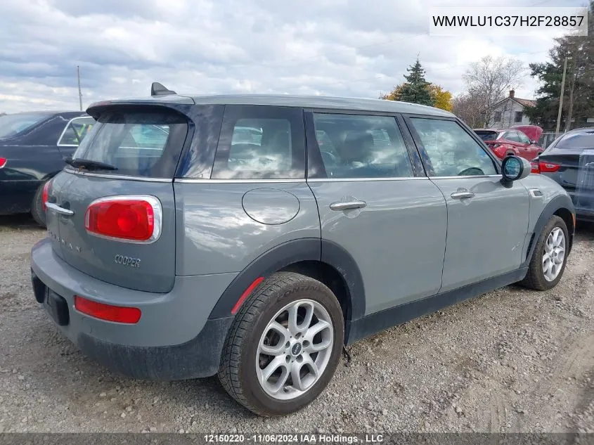 2017 Mini Cooper Clubman VIN: WMWLU1C37H2F28857 Lot: 12150220