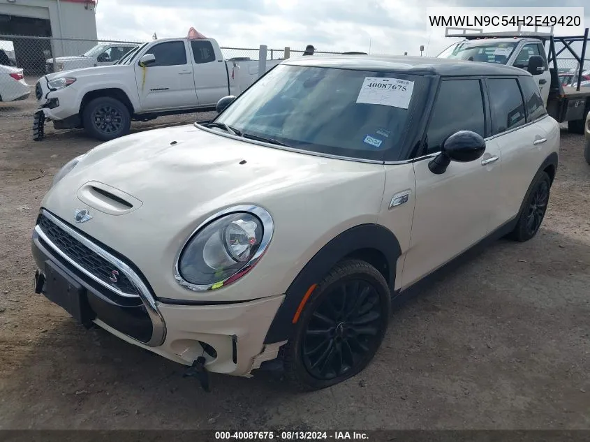 2017 Mini Clubman Cooper S VIN: WMWLN9C54H2E49420 Lot: 40087675