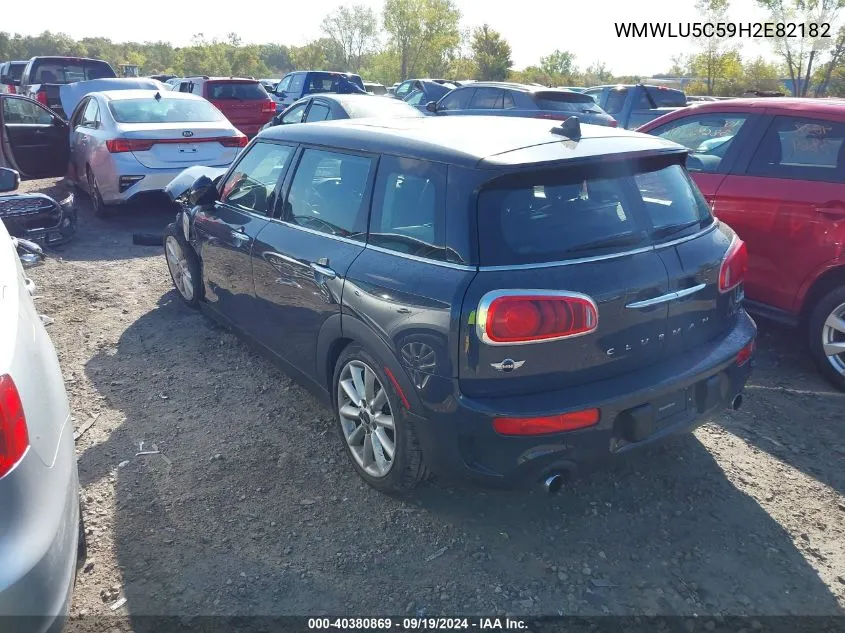 2017 Mini Clubman Cooper S VIN: WMWLU5C59H2E82182 Lot: 40380869