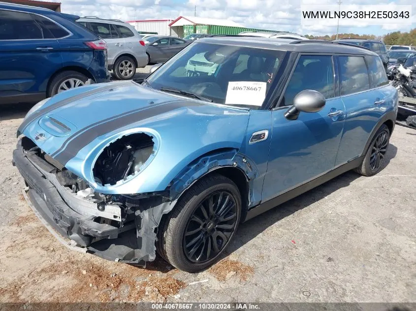 2017 Mini Clubman Cooper S VIN: WMWLN9C38H2E50343 Lot: 40678667