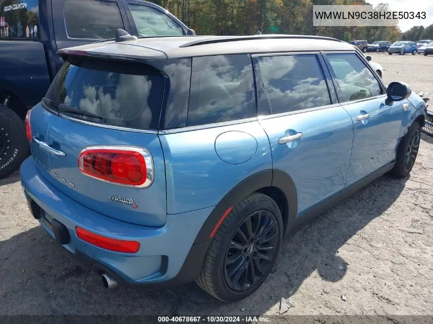 2017 Mini Clubman Cooper S VIN: WMWLN9C38H2E50343 Lot: 40678667