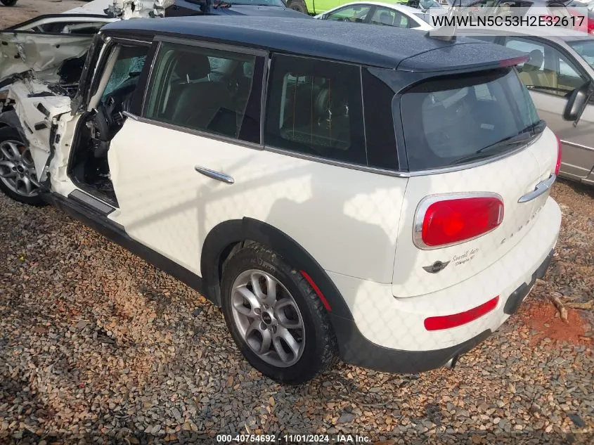 2017 Mini Clubman Cooper VIN: WMWLN5C53H2E32617 Lot: 40754692