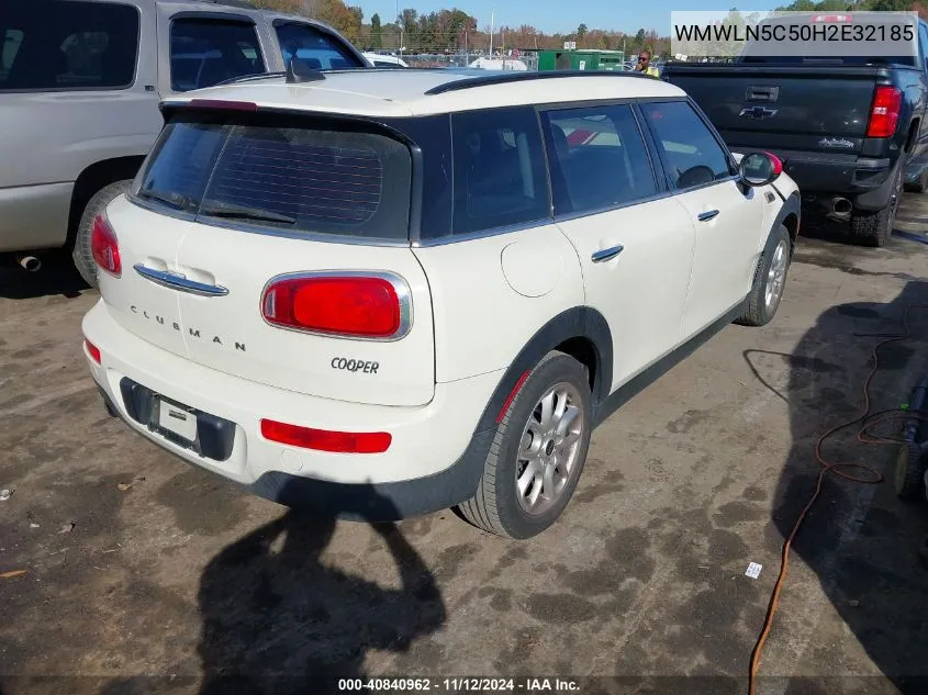 2017 Mini Clubman Cooper VIN: WMWLN5C50H2E32185 Lot: 40840962