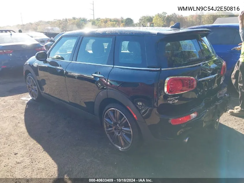 2018 Mini Clubman Cooper S VIN: WMWLN9C54J2E50816 Lot: 40633409