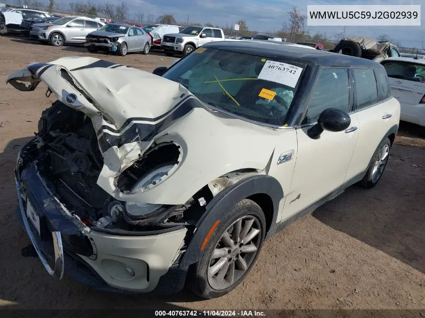 2018 Mini Clubman Cooper S VIN: WMWLU5C59J2G02939 Lot: 40763742