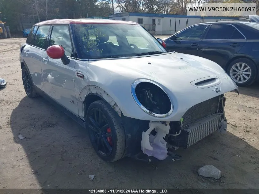 2019 Mini Clubman VIN: WMWLV9C50K2H66697 Lot: 12134883