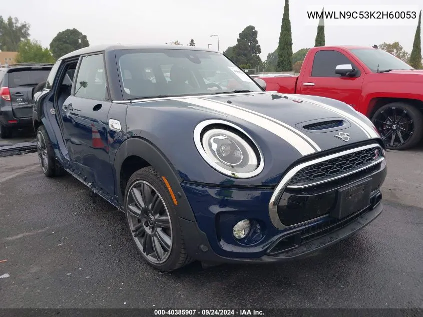 WMWLN9C53K2H60053 2019 Mini Clubman Cooper S