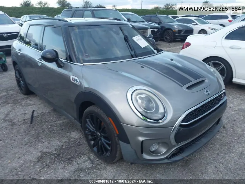 WMWLN9C52K2E51884 2019 Mini Clubman Cooper S