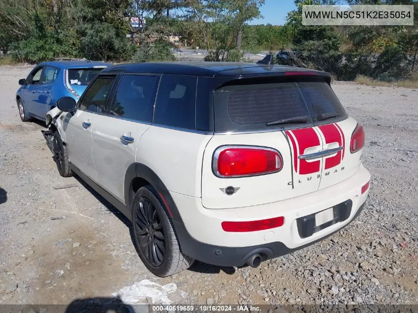 WMWLN5C51K2E35054 2019 Mini Clubman Cooper