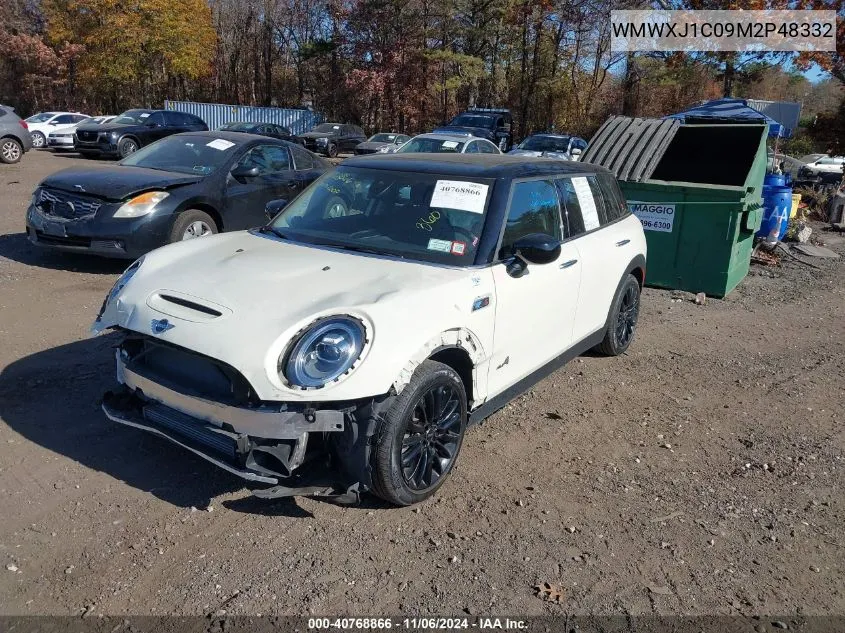 2021 Mini Clubman Cooper S VIN: WMWXJ1C09M2P48332 Lot: 40768866