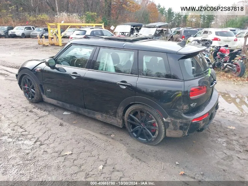 2023 Mini Clubman John Cooper Works VIN: WMWJZ9C06P2S87818 Lot: 40685780