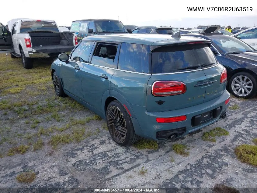 2024 Mini Clubman Cooper S VIN: WMWLV7C06R2U63519 Lot: 40495457