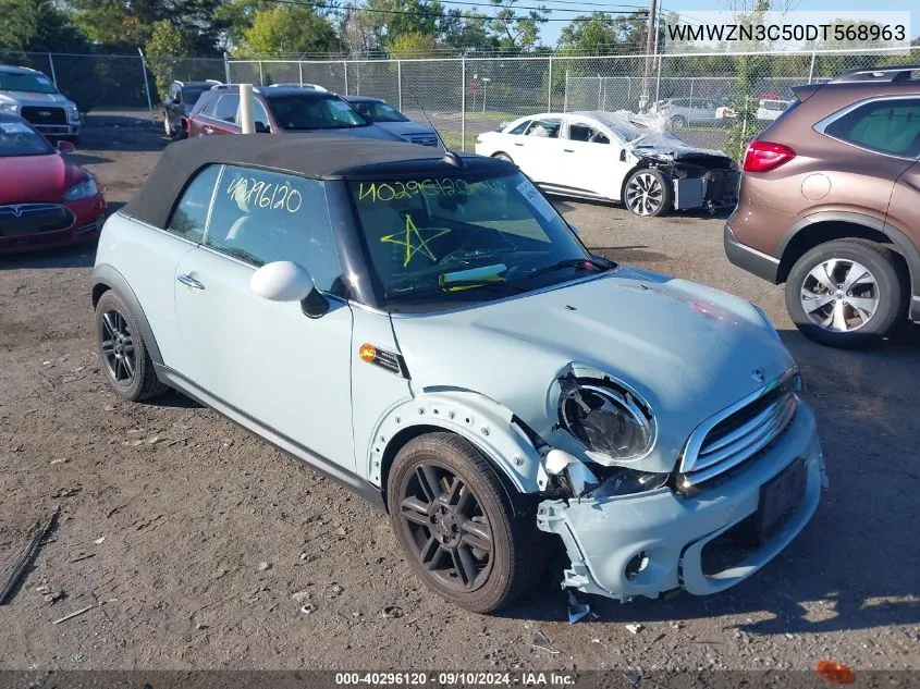 2013 Mini Convertible VIN: WMWZN3C50DT568963 Lot: 40296120