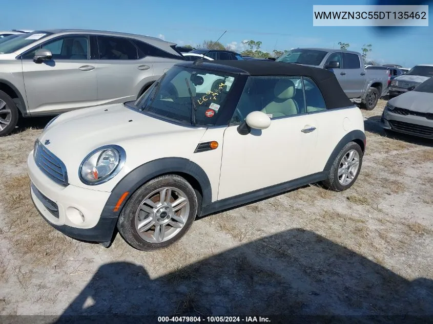 2013 Mini Convertible Cooper VIN: WMWZN3C55DT135462 Lot: 40479804